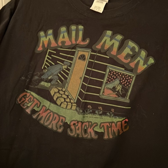 Mail Men Get More Sack Time - Vintage design on a modern Tee - Size Large - Picture 2 of 5